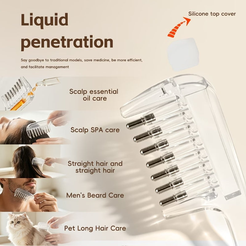 Scalp Oil Dispenser Comb
