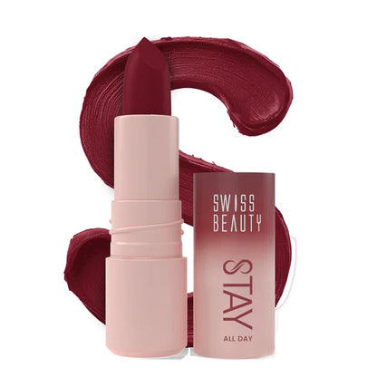 Swiss Beauty Stay All Day Matte Lipstick