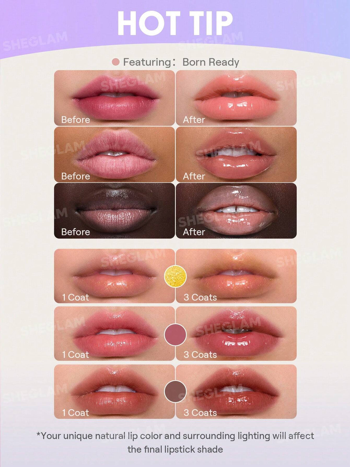 SHEGLAM Glass Lock Air Gloss 3.4ml