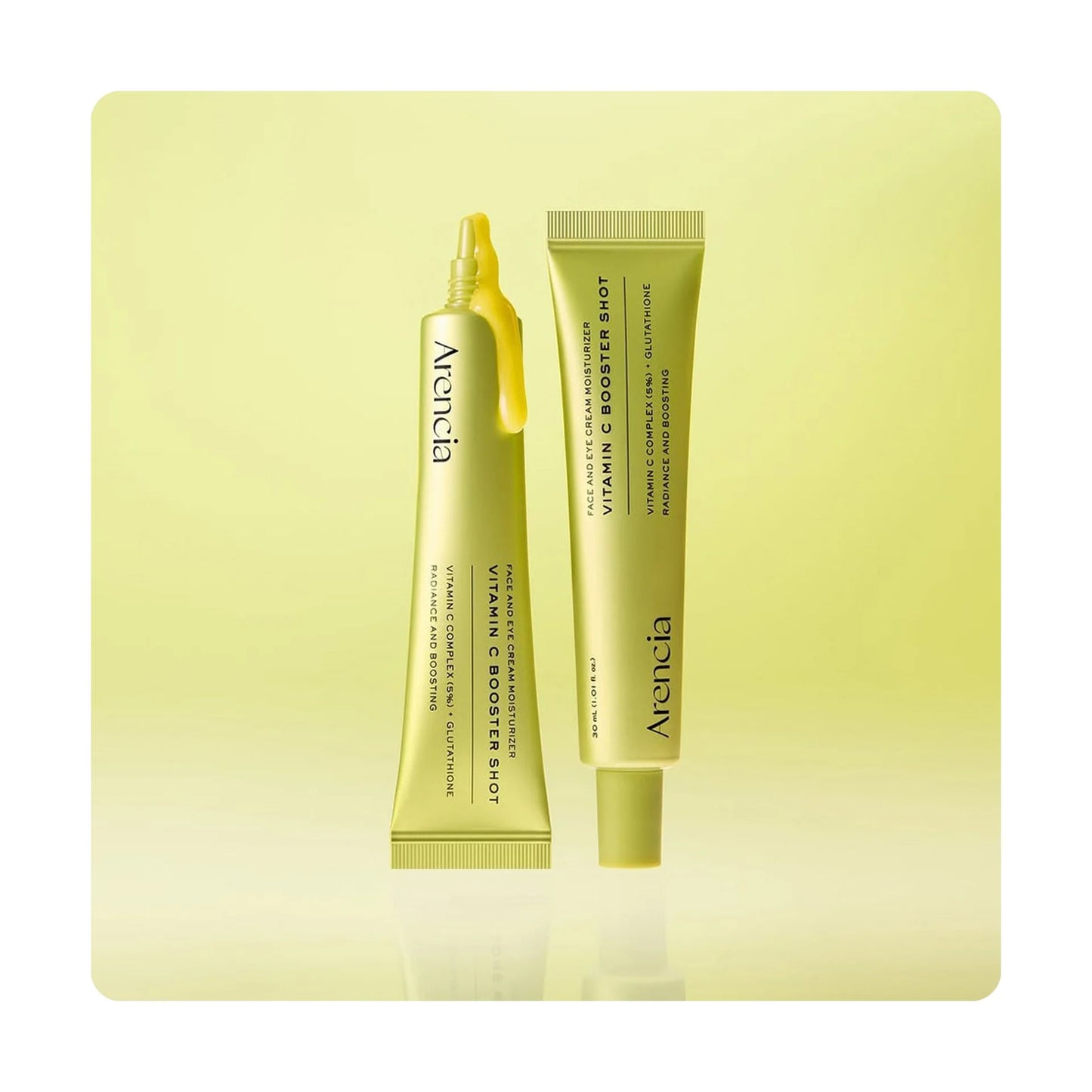 Vitamin C Booster Shot, Pure Vitamin C + Glutathione for Bright & Healthy Skin Glow