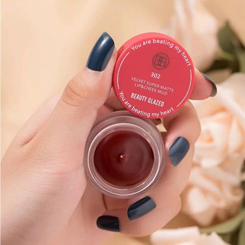 Beauty Glazed Velvet Super Matte Lip & Cheek Mud