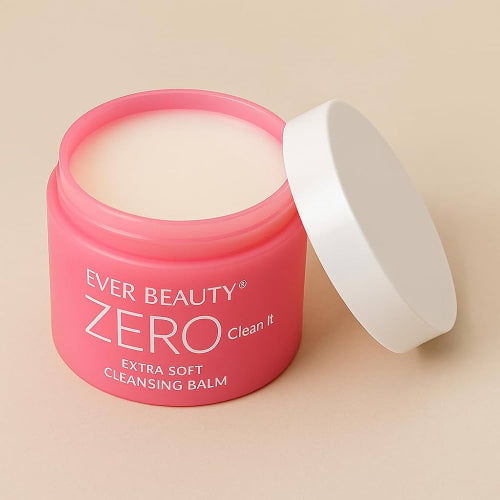 Ever Beauty Zero Clean It Extra Soft Cleansing Balm, 70g, All-in-One Sherbet Cleanser for Makeup Removal
