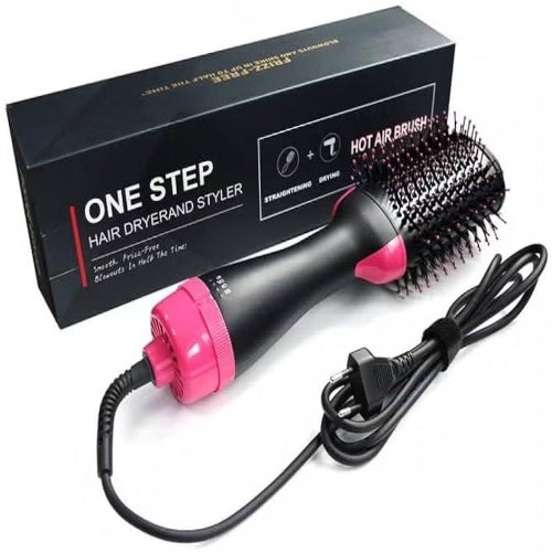 One Step Electric Hair Dryer & Styler Brush – 1200 Watts, 3 in 1 for Perfect Drying, Straightening, and Styling!