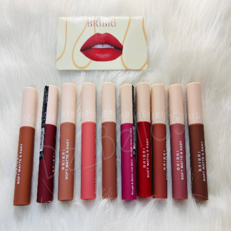 BRIBRI Soft Matte & Easy Liquid Lipstick Set