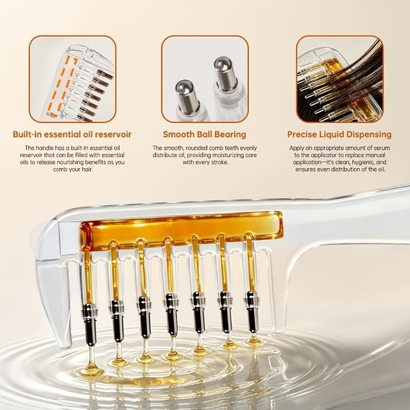 Scalp Oil Dispenser Comb