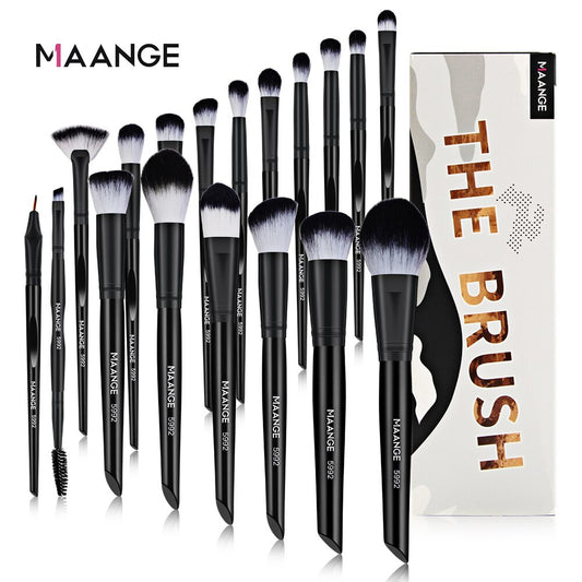 Maange 18pcs The Brush Box - Black