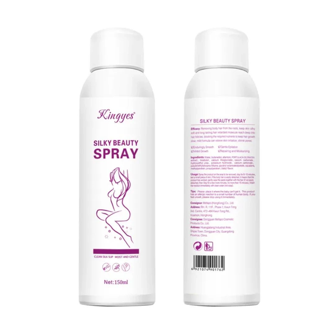 Kingyes Silky Beauty Spray Quick and Painless Hair Removal Spray Foam 150ml