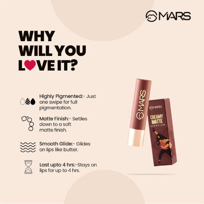 MARS Creamy Matte Lipstick