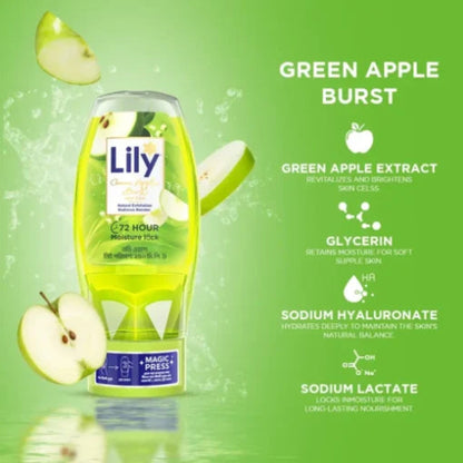 Lily Green Apple Burst Body Wash 250ml