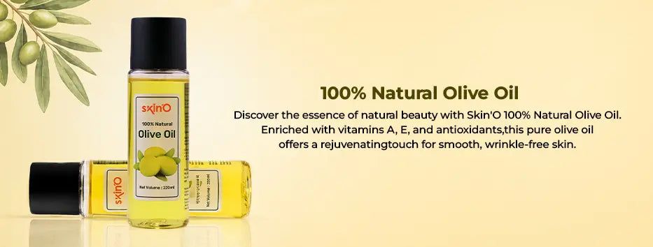 Skin'O 100% Organic Olive Oil - 220ml