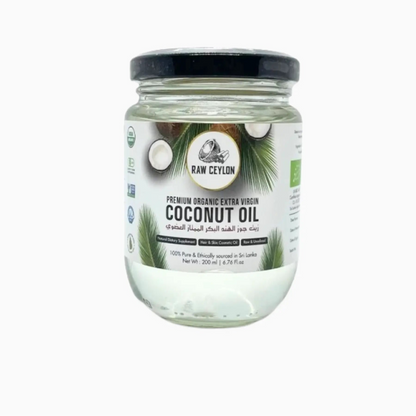 Raw Ceylon Premium Organic Extra Virgin Coconut Oil-200ml