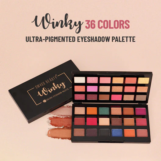 Swiss Beauty 36 Color Eyeshadow Palette