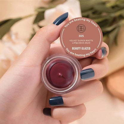 Beauty Glazed Velvet Super Matte Lip & Cheek Mud