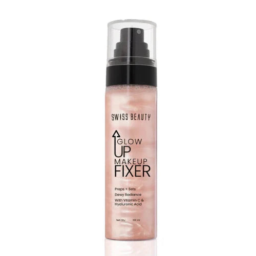 Swiss Beauty Real Makeup Base Highlighting Primer+Swiss Beauty Glow Up Makeup Fixer