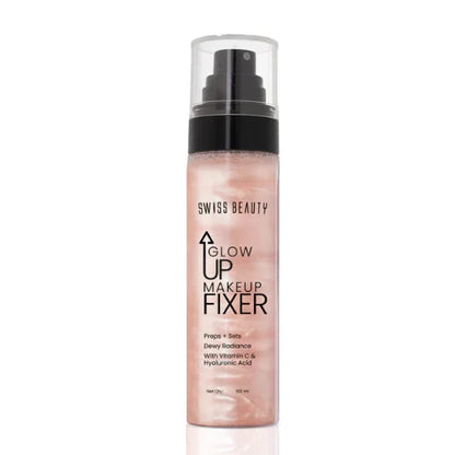 Swiss Beauty Real Makeup Base Highlighting Primer+Swiss Beauty Glow Up Makeup Fixer