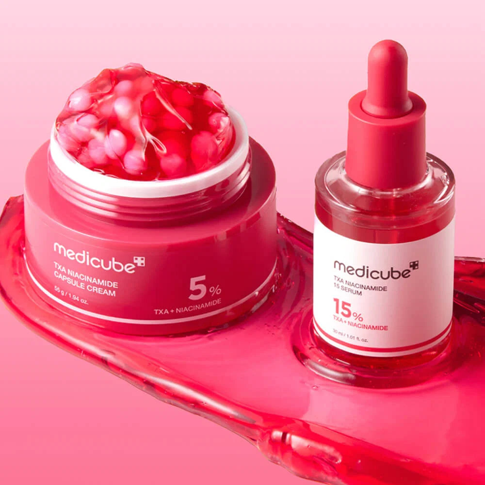 MEDICUBE TXA Niacinamide Serum & Capsule Cream Combo