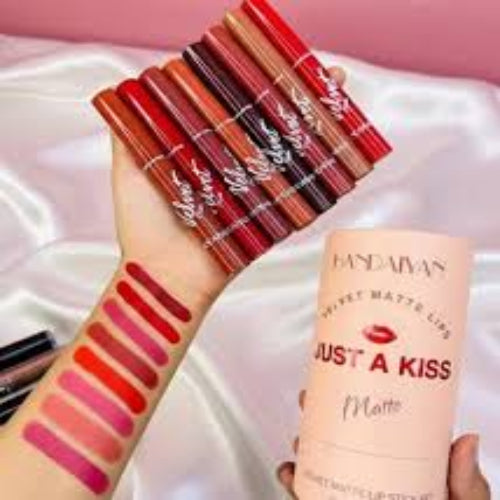 Handaiyan Just A Kiss- 8 pcs Velvet Matte Lipstick Set
