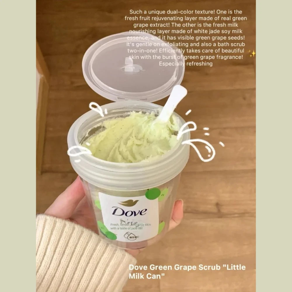 Dove Fresh Muscat Grape & Soymilk Body Scrub 250gm